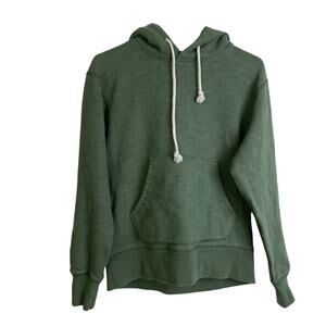 Jackman Tanabe Meriyasu Hoodie Small Green Japan Heavyweight Rope Cotton NWOT